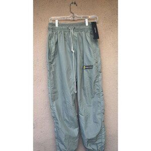 Daniel Patrick Mens Nylon Pants Grey Size Medium New Designer